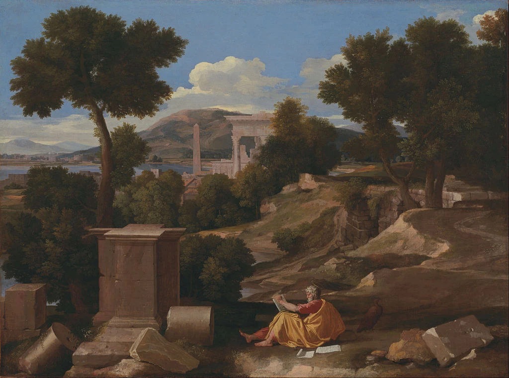 Paesaggio con San Giovanni a Patmos - The Art Institute of Chicago
